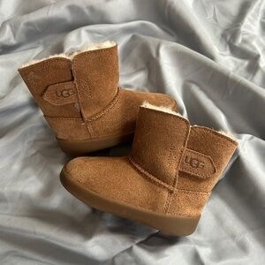 UGG Tan Baby Boots with Cream Lining